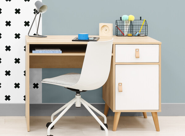 Writing desk Jort White/Natural Writing desk Jort White/Natural