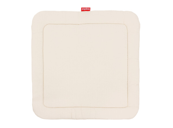 Boxkleed wafel Caro Camel/Ecru