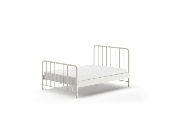 Bronxx bed matt white 140x200cm