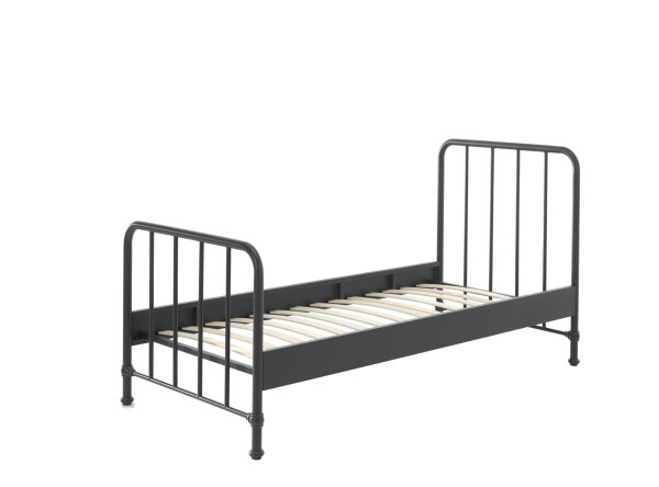 Bronxx bed matt black 90x200cm