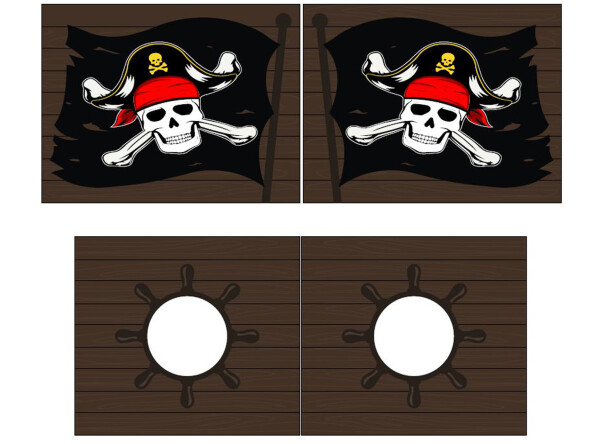 Stoffset caribian pirates
