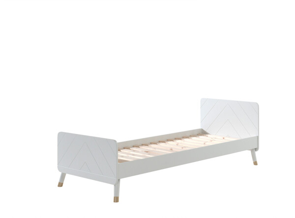 Billy bed satin white 90x200 cm