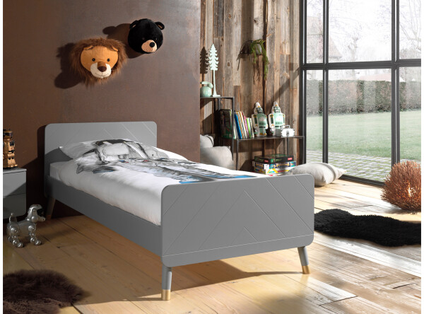 Billy bed timeless grey 90x200 cm