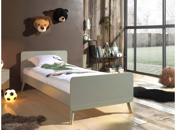 Billy bed olive green 90x200 cm