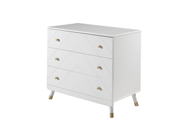 Billy chest of 3 drawers white