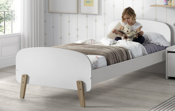 Kiddy einzelbett 90x200 cm weiß