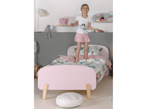 Kiddy einzelbett 90x200 cm rosa