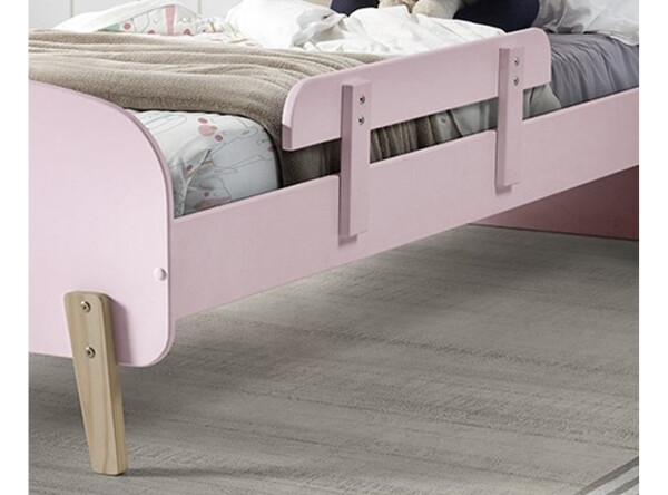 Kiddy absturzschutz für einzelbett rosa