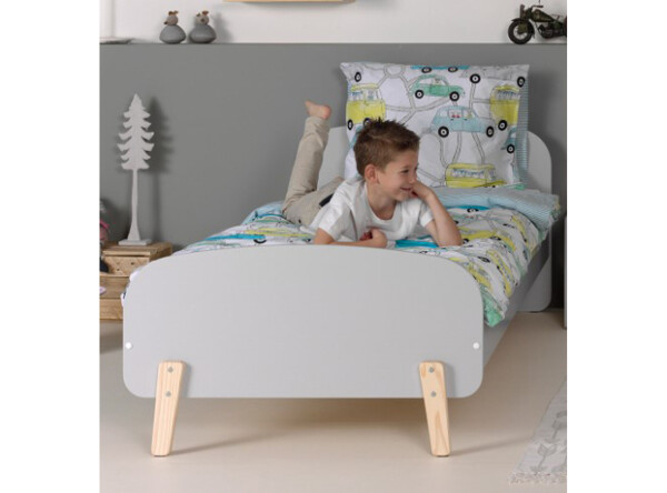 Kiddy bed 90 cool grey