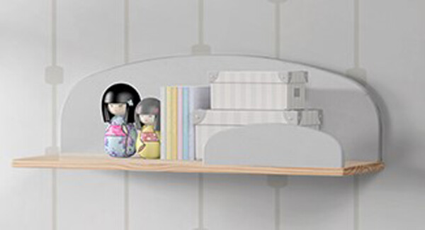 Kiddy etagere 65cm gris cool