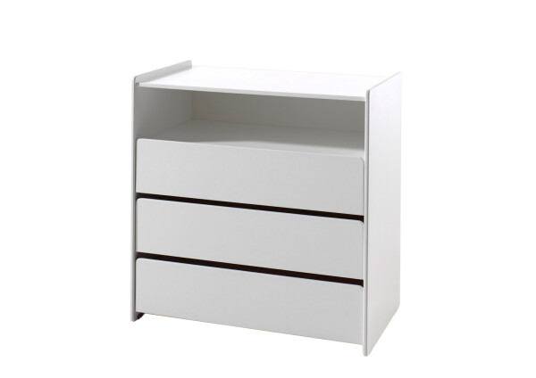 Kiddy chest of 3 drawers white