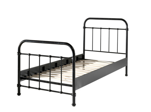 New york bed 90x200cm black