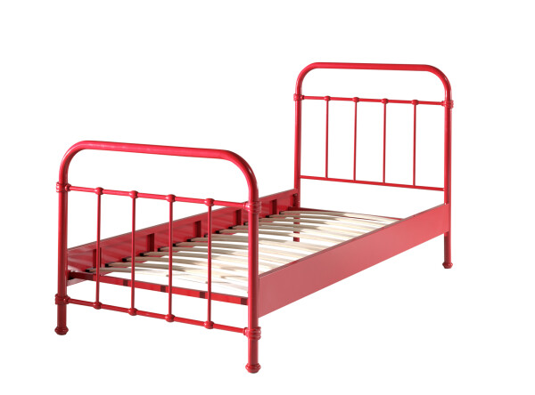 New york bed 90x200cm red