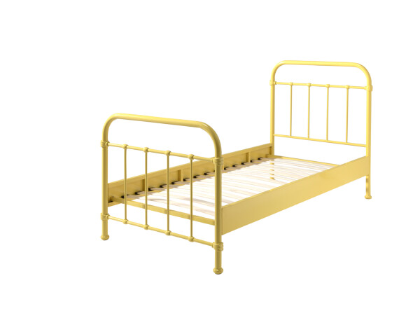 New york bed 90x200cm geel