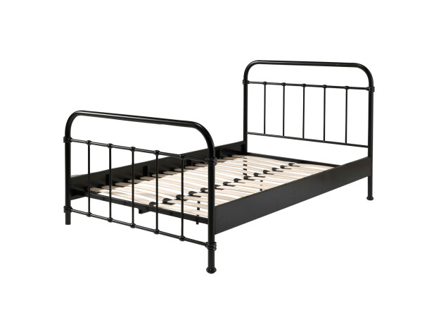 New york bed 120x200cm zwart