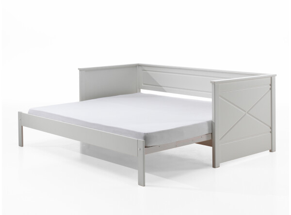 Scott pull-out captain bed white