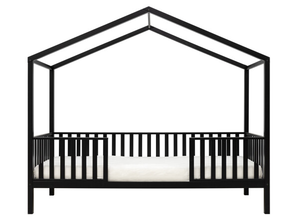 House bed 90x200 with legs Robin Matt Black