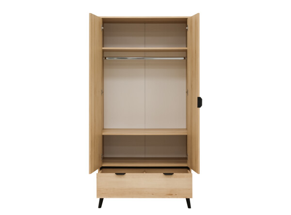 Fay 3-part nursery Natural/Matt Black