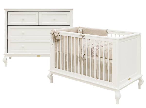 Juliette Babyzimmer 2-teilig Off White