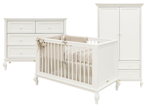 Juliette 3-part nursery Off White