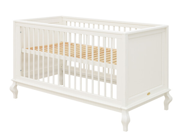 Juliette 3 piece nursery furniture set with bench bed Off White