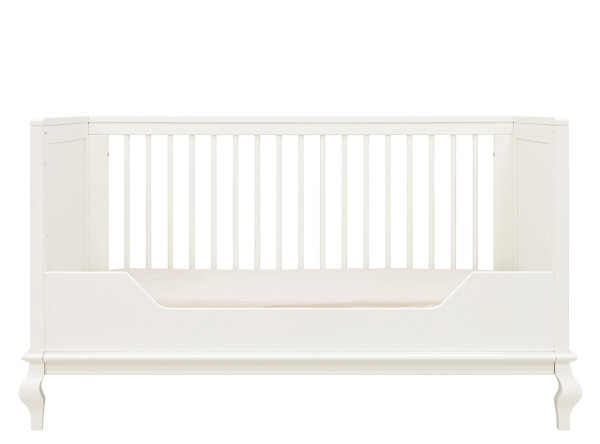 Juliette 3 piece nursery furniture set with bench bed Off White