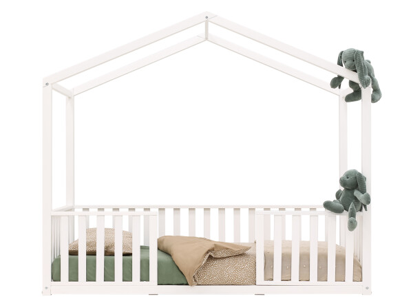 House bed 80x160 Robin White