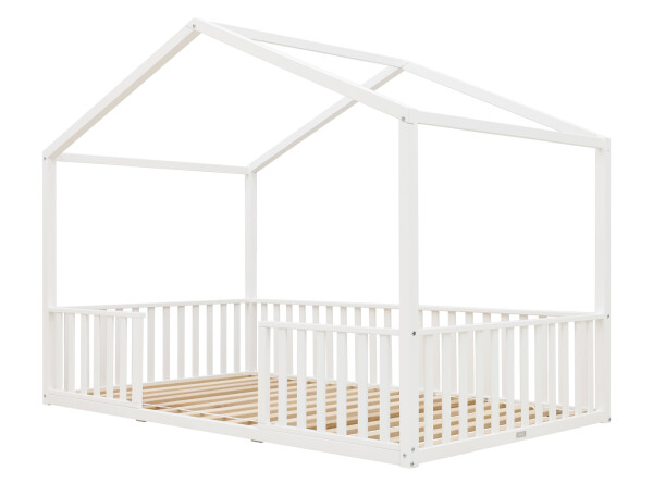Lit maison 120x200 Robin Blanc