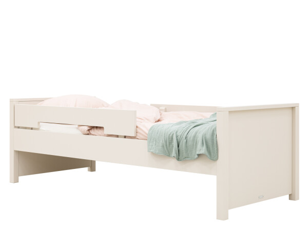 Lit 90x200 incl. 2 barres de protection Jonne Dune