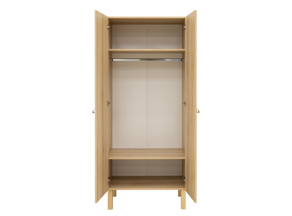 2-door wardrobe Toby Natural