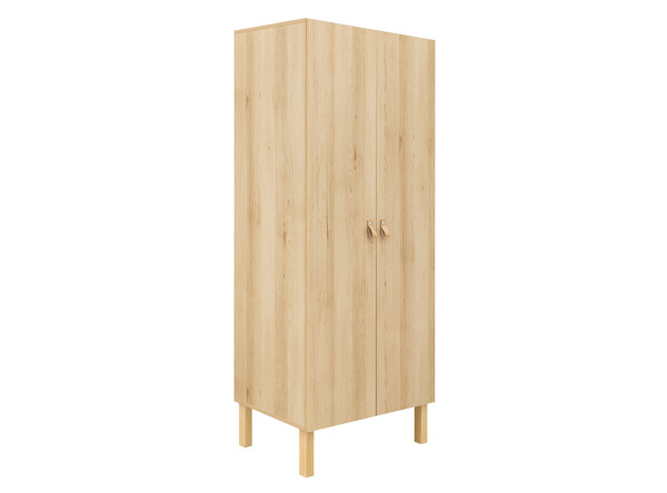 2-door wardrobe Toby Natural