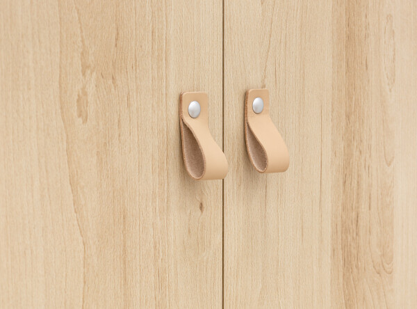 2-door wardrobe Toby Natural