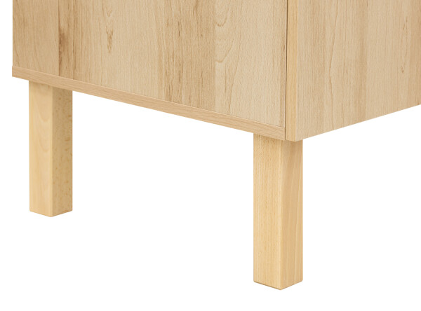 2-door wardrobe Toby Natural