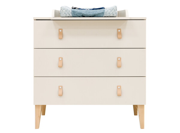 Dresser with 3 drawers Amira Dune/Natural