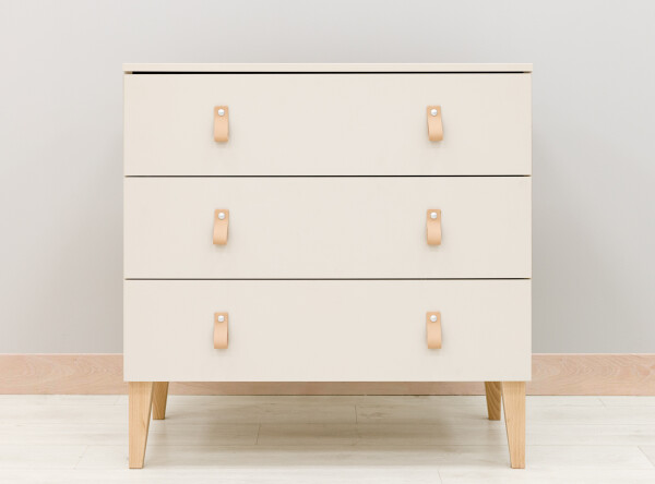 Dresser with 3 drawers Amira Dune/Natural