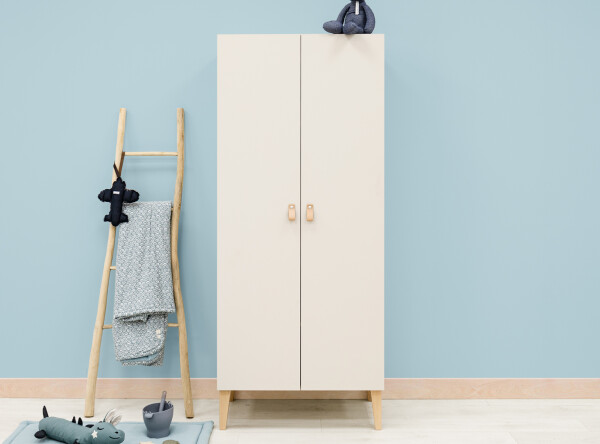 2-door wardrobe Amira Dune/Natural