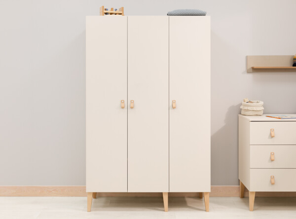 3-door wardrobe Amira Dune/Natural
