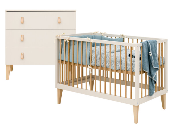 Amira 2-part nursery Dune/Natural