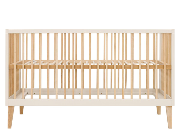 Amira 2 piece nursery furniture set with bench bed Dune/Natural