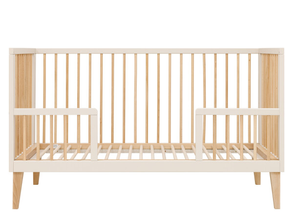 Amira 2 piece nursery furniture set with bench bed Dune/Natural