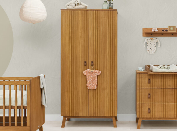 2-door wardrobe Senna Rose Wood