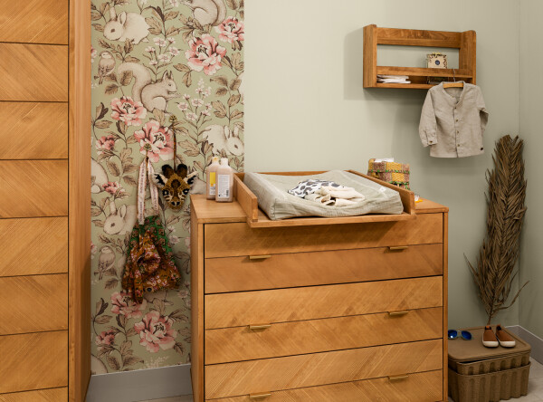 Commode avec 3 tiroirs Manou Vintage