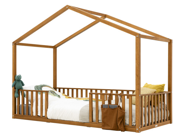 House bed 90x200 Robin Rose Wood