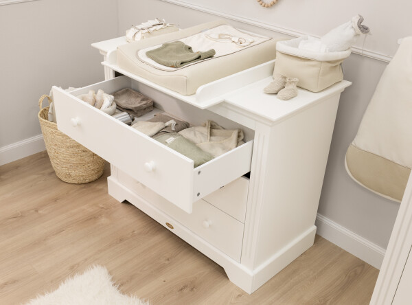 Dresser with 3 drawers Oliver Off White