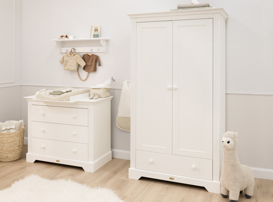Drawers Nursery Wardrobe And Changing Unit Set Cot Mamas And Papas
