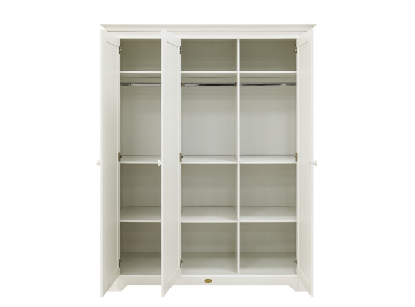 3-door wardrobe Oliver Off White