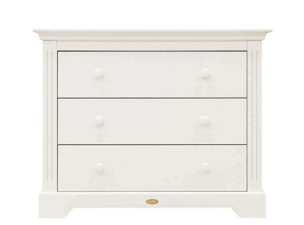 Oliver 3 piece nursery furniture set with bench bed Off White