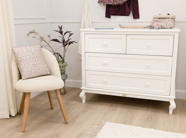 Dresser with 4 drawers Juliette Off White