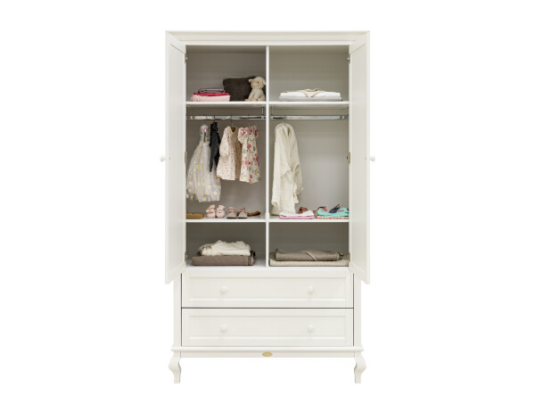 2-door wardrobe Juliette Off White