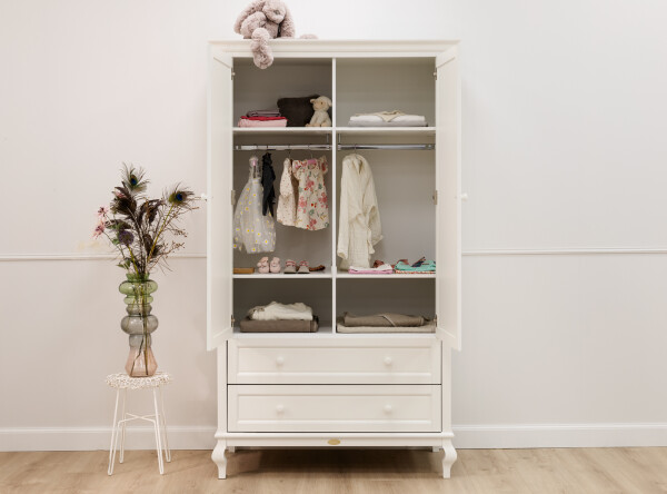 2-door wardrobe Juliette Off White
